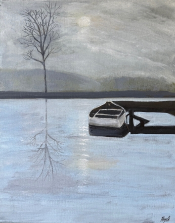 Silent branches and Still waters by artist Mozelle Marks